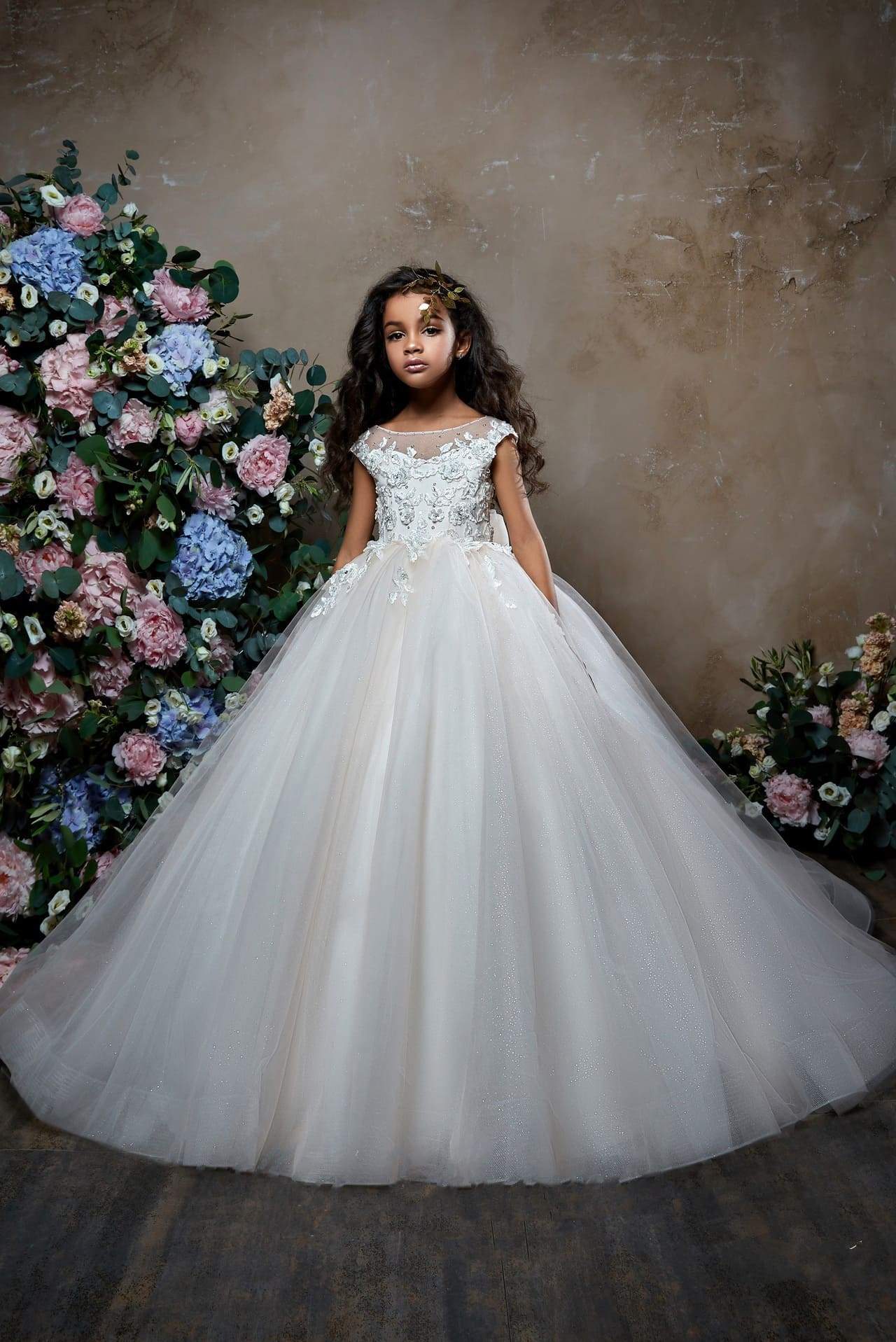 Gerbera Girls Glitter Tulle Princess ...